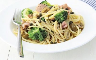 Joan’s Spaghetti with Tuna and Broccoli
