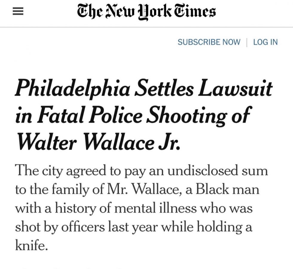 Justice for Walter Wallace Jr His Family and the People of Philadelphia