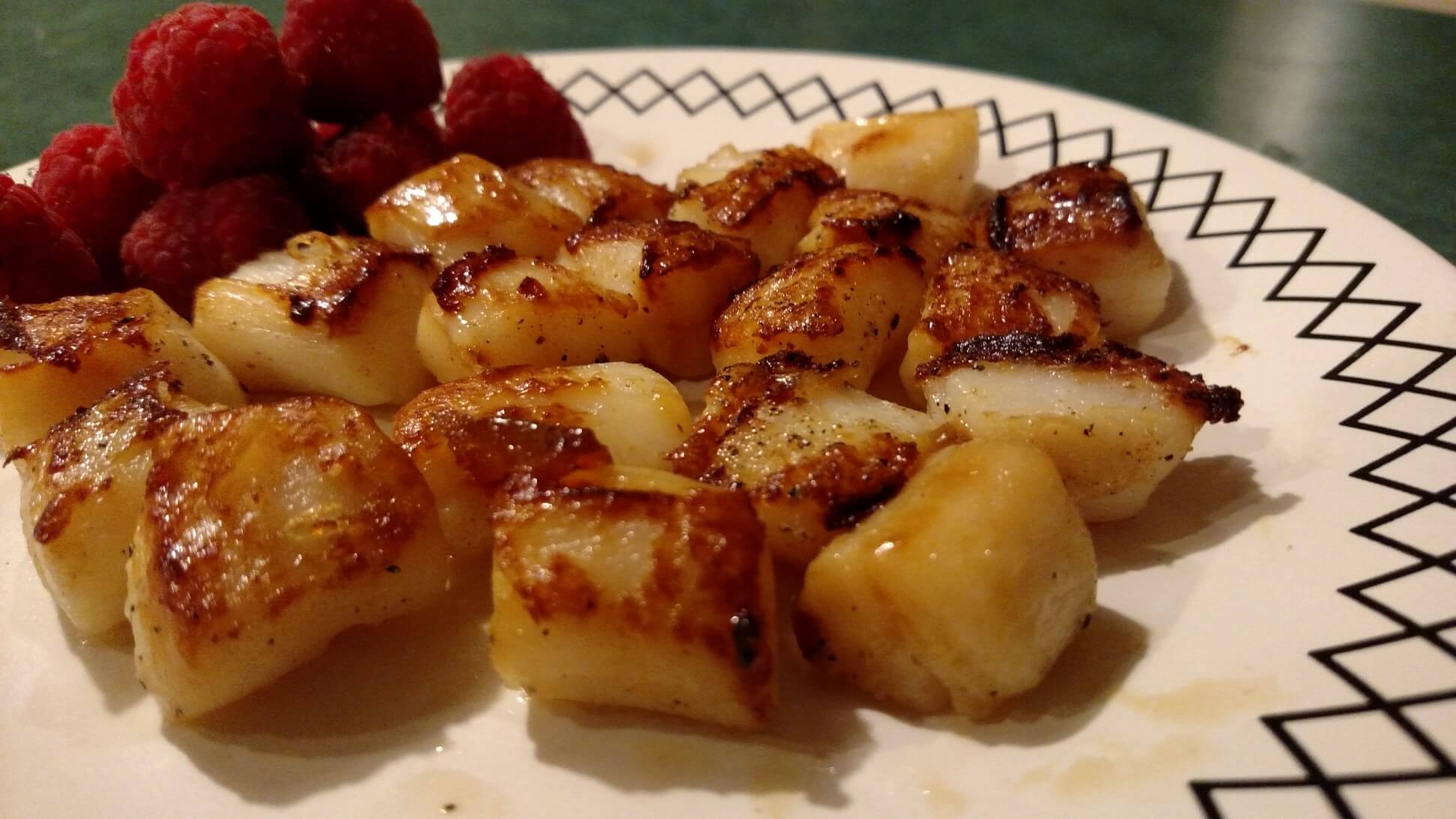 Scallops with Bacon and Maple Dijon Cream